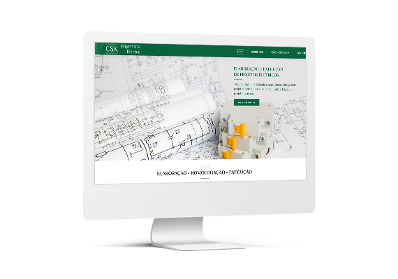 Site CSK Engenharia - TDH Websites