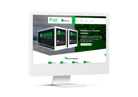 Site Goiás Modular - TDH Websites