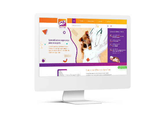 Site Hospital Veterinário Santa Clara - TDH Websites