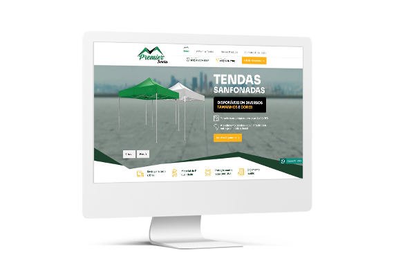Site Premier Tendas - TDH Websites