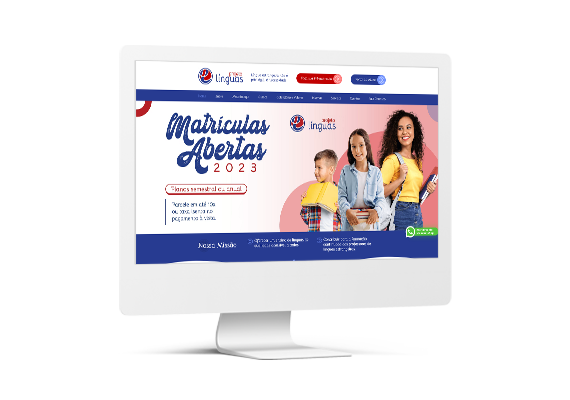 Site Projeto Línguas - TDH Websites