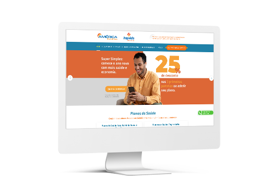 Site América Planos de Saúde - TDH Websites
